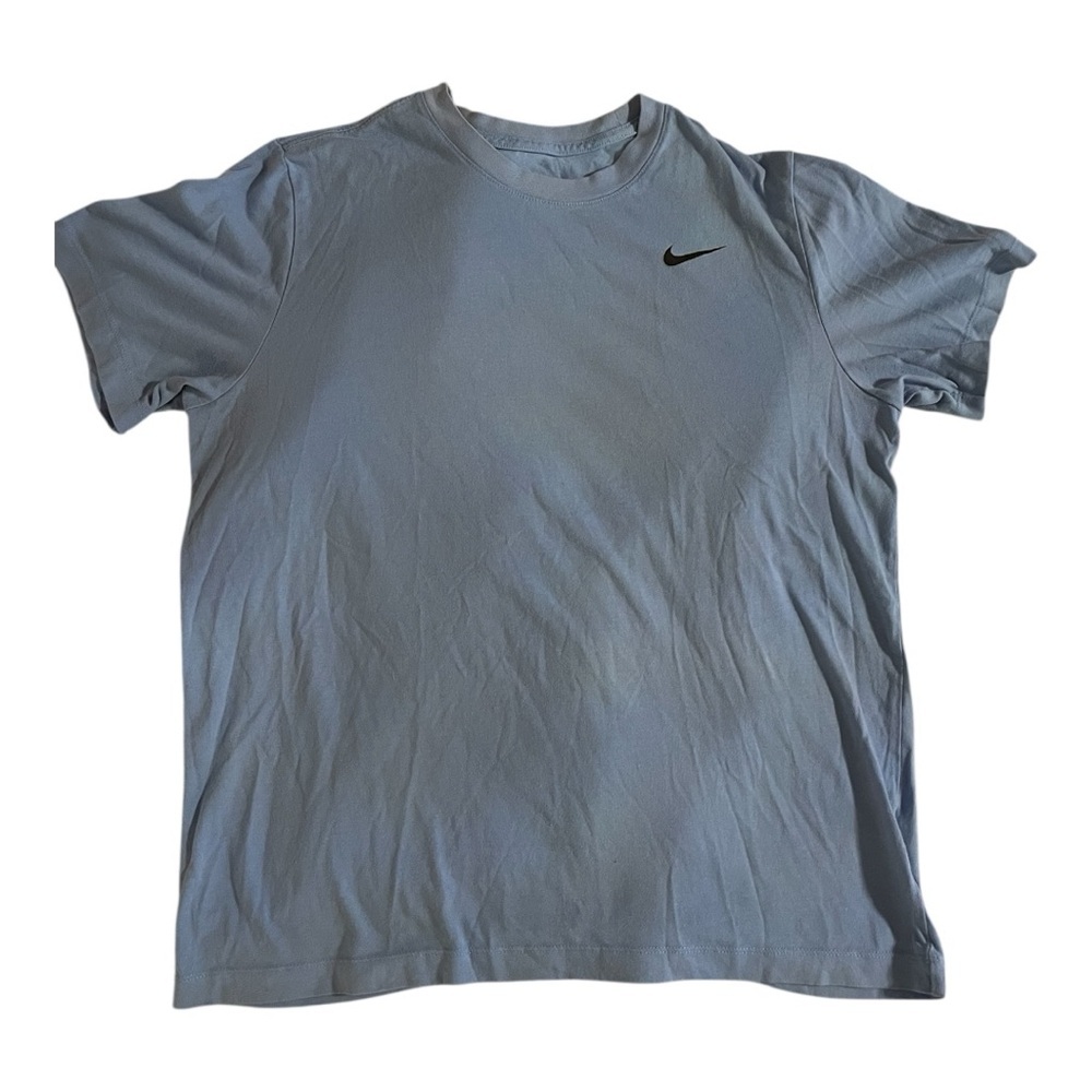 Nike Blue Short Sleeve Tee for Casual Comfort - Picture 1 of 6